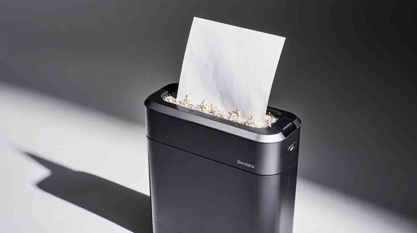 Destructeur de documents coupe micro